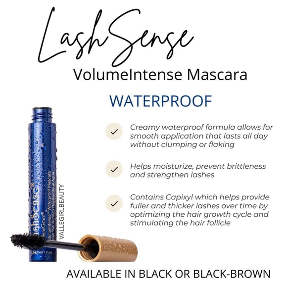 Black Brown LashSense VolumeIntense Waterproof Mascara by SeneGence - Picture 4 of 7